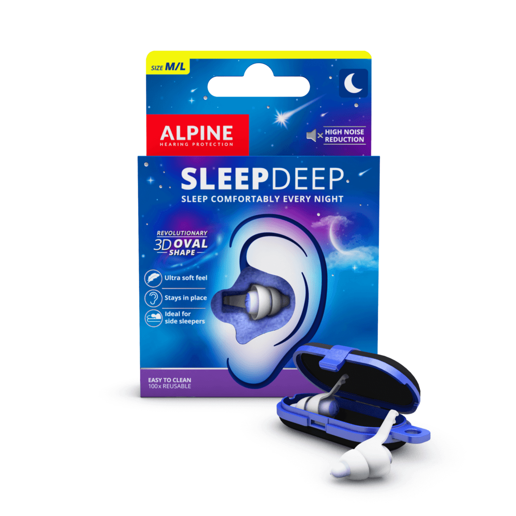 SleepDeep ørepropper i deres etui