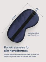 Silke Sovemaske (100% Mulberry Silke)